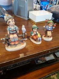 Vintage goebel hummel figurines Apple Tree Boy, boy on fence ...
