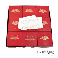The Hummel Gold Christmas Ornament Collection Box Set of 36 ...