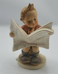 Hummel Figurine 184 LATEST NEWS / DAS ALLERNEUESTE 5 1/4" Tall | eBay Australia