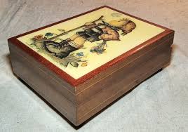 VINTAGE M.I. HUMMEL PICTURE TOP REUGE MUSIC BOX MADE IN ...