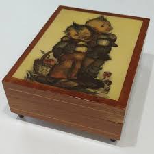 Vtg ITALY WOOD MUSIC BOX SWISS MOVEMENT Kids Musical box | eBay