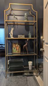 Bronze Color 4 shelf Stand. 12 In Deep By 36 In Wide And 81 ...