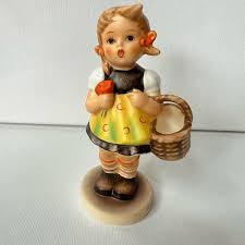 Vintage Goebel Hummel "SISTER" Girl with Basket and Flower ...