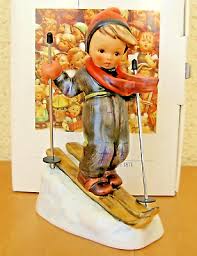 Hummel Figurine "SKIER" HUM #59 TMK7 Goebel Germany MIB B486 | eBay