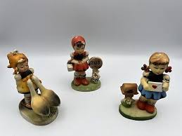 Lot of 3 Hummel Like Figurines Ornaments Made In Hong Kong | eBay