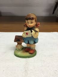 Hummel Copy Heavy Plastic Girl At Mailbox Figurine | eBay.de