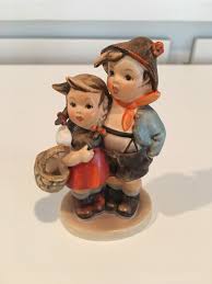 Vintage Hummel Figurine: Surprise Boy & Girl With Basket - Etsy