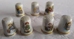 Hummel Schmid Vintage Porcelain Thimbles 1983, 84. 85, 86, 87 West Germany (7) | eBay