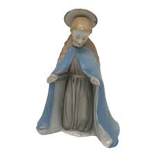 Vintage Religious Beautiful Madonna Blessed Mary Open Arms Bond Ware L&M Glossy | eBay