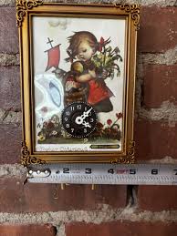 Vintage Pendulum Clock Hummel Princess Art Made in Germany Works Great | eBay