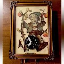 Hummel | Wall Decor | Hummel Clock Boy In Apple Tree | Poshmark