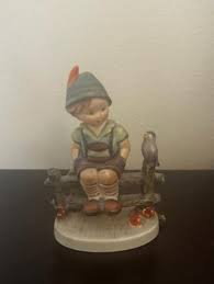 Hummel "Wayside Harmony" Figurine Boy w Bird | Mercari