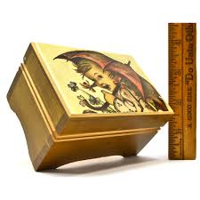 Vintage REUGE MUSIC BOX Stickered "EJB" Switzerland Made ...