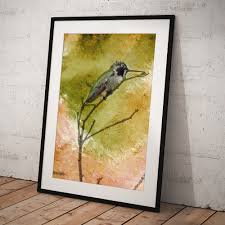 Little Hummingbird Art Print by Rhonda Strickland - Fine Art ...
