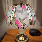 Hummingbird Touch Lamp with Gold-tone Base | Collections Etc.