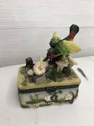 Hummingbird In Flight Trinket/Jewelry box 4.5x3.5 Butterfly ...