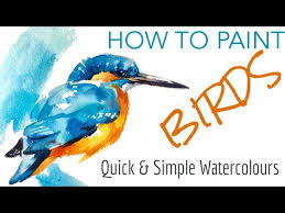 Kingfisher in Quick SIMPLE watercolours - Episode 6 ...