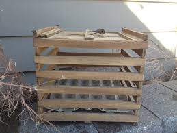 Wood Egg Crate Primitive Market Farm, Farmhouse ...