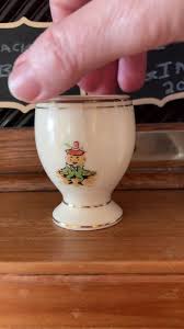 Vintage Nursery Rhyme Egg Cups: Humpty Dumpty + Bo Peep, Romania, - Etsy