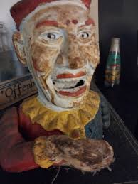 1930's Steel Clown Bank. Still works!