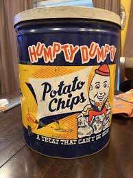 Vintage Humpty Dumpty 3lb. Potato Chip Can w/ Lid | eBay