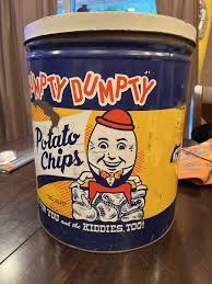 Vintage Humpty Dumpty 3lb. Potato Chip Can w/ Lid | eBay