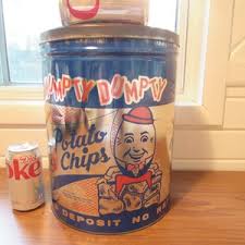 Vintage Humpty Dumpty Potato Chip Tin - Etsy