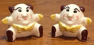 VINTAGE ANTHROPOMORPHIC EGG HUMPTY DUMPTY SALT & PEPPER ...