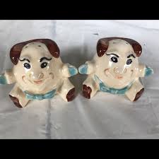 Kitchen | Humpty Dumpty Type Character Saltpepper Shakers ...