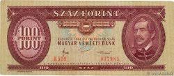 100 Forint HUNGARY 1989 P.171h b82_0251 Banknotes