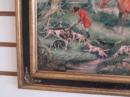 LF46488EC: English Countryside Hunt Scene Oil Painting on ...