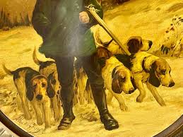 French Antique Albert De Gesne Metal Plate Oil Painting ...