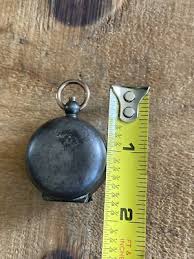 Ornate Antique Coin Token Holder Pocket Watch Style Fob ...