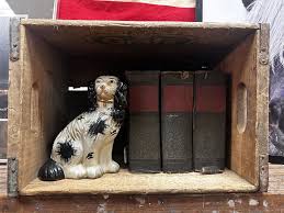 Reproduction Staffordshire Dog 8in Tall – Warehouse 55 Aurora