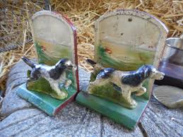Antique John Wright Cast Iron Hunting Dog Bookends Vintage Office Victorian Dog Book End Decor - Etsy Canada