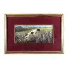 Hunting dog (First half of the 20th century) - oil painting ...