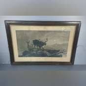 Clarence Roe's "1739 The Midnight Challenge" Framed Print ...