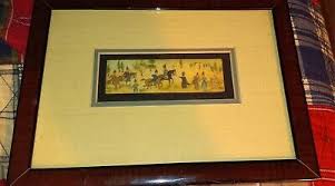 Vintage/antique Persian Drawing On Panel | eBay