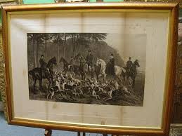 Sold at Auction: Samuel John Carter, B. Samuel Carter - Two prints of the West Norfolk Foxhounds. The Birbeck family at West Acre High House were very much involved in th