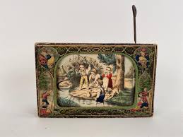 Sold at Auction: EARLY AMERICAN PANORAMA MECHANICAL CHRISTMAS GAME