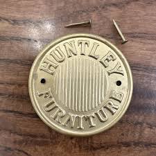 Vintage Mid-Century Huntley Furniture Drawer Tag - ORIGINAL ...