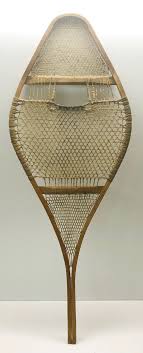 Old Antique Vintage Single Rare Snowshoe, Hand Shaped, 16" X ...