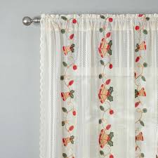2 Panels Beige Vintage Soft Touch Lace for Curta Farmhouse ...