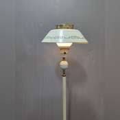 Toleware Style Floor Lamp, Powers On, 55" Tall - Mayo Auction & Realty