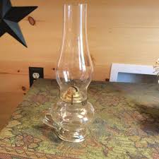 Vintage P & A Hurricane Oil Lamp Glass Kerosene Clear Chimney Gold Tone Finger Hold Round Farmhouse Country Home Decor No Wick 1920s to 1950 - Etsy Israel
