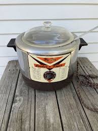 Vtg HY-Fry Automatic Electric Slow Cooker Deep Fryer M-200 Glass Lid Tested | eBay