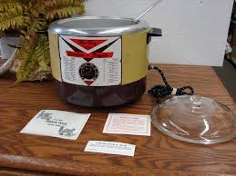 Vintage Electric Deep Fryer Slow Cooker Reliable Hy-Fry Yellow M-200 Like New - Moose-R-Us.Com Antiques Collectibles Log Cabin Decor
