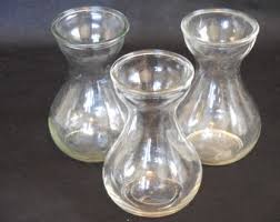 Three Clear, Basic Hyacinth Bulb Forcing Vases - Etsy