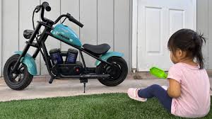 Sidney's First Chopper | HyperGoGo Cruiser 12 PLus - YouTube