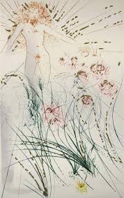 Sold at Auction: Salvador Dalí, Salvador Dali Signed Limited Edition Male Nude Etching